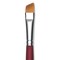 Princeton Velvetouch Series 3900 Synthetic Brush - Angle Bright, Long Handle, Size 12